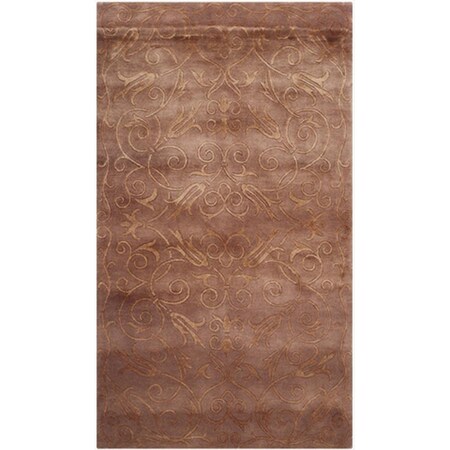 Safavieh 10 x 14 ft. Rectangle Contemporary Tibetan Lilac Hand Knotted Rug TB317N-10